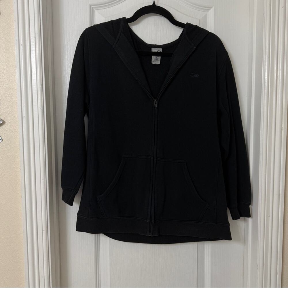 C9 Champion black zip up hoodie sweater size L